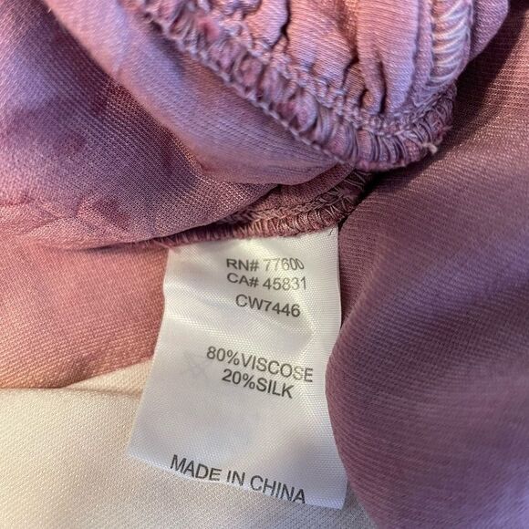 Chaser Tie Dye Crushed Velvet 2 Pieces Pants Set L - Picture 10 of 10